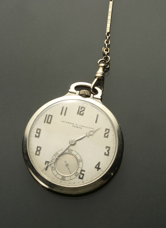 Appraisal: Gentleman's -Karat White-Gold -Jewel Manual-Wind Open Face Pocket Watch Vacheron