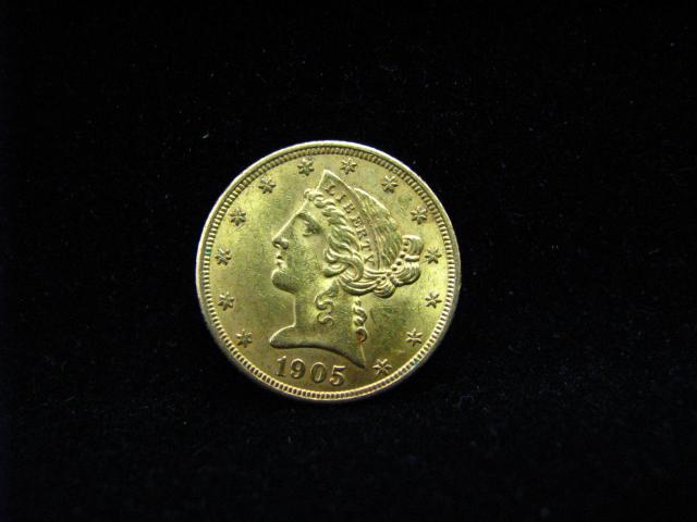 Appraisal: Coronet Head Half Eagle Coin