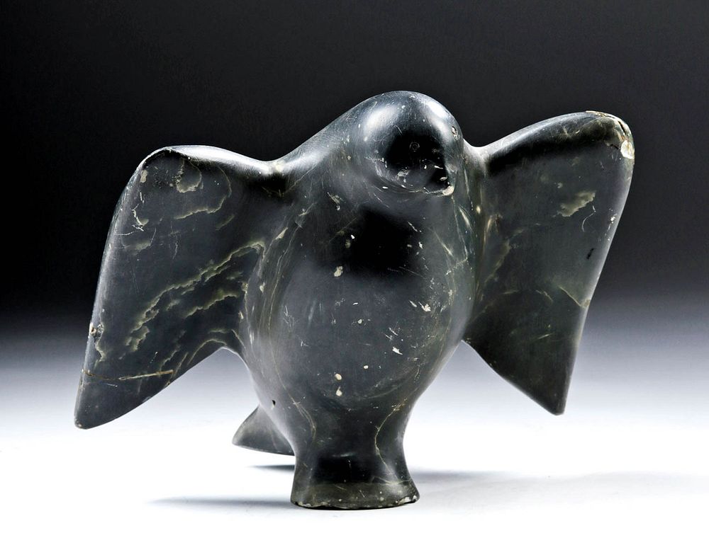 Appraisal: th C Native American Inuit Soapstone Bird First Nations Native