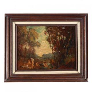 Appraisal: Harry Leon Engle IL IN oil on board signed at