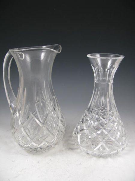 Appraisal: Two Waterford Pieces one is a handled pitcher in the