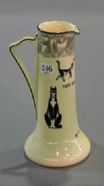 Appraisal: A Royal Doulton ewer by Harry Souter printed with cats