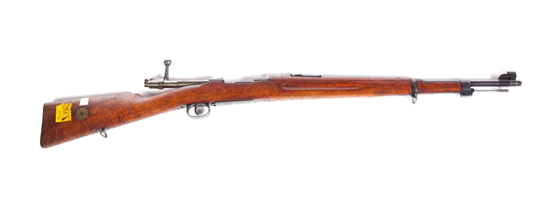 Appraisal: SWEDISH MAUSER MODEL BOLT-ACTION MM RIFLE Dated Hardwood stock and