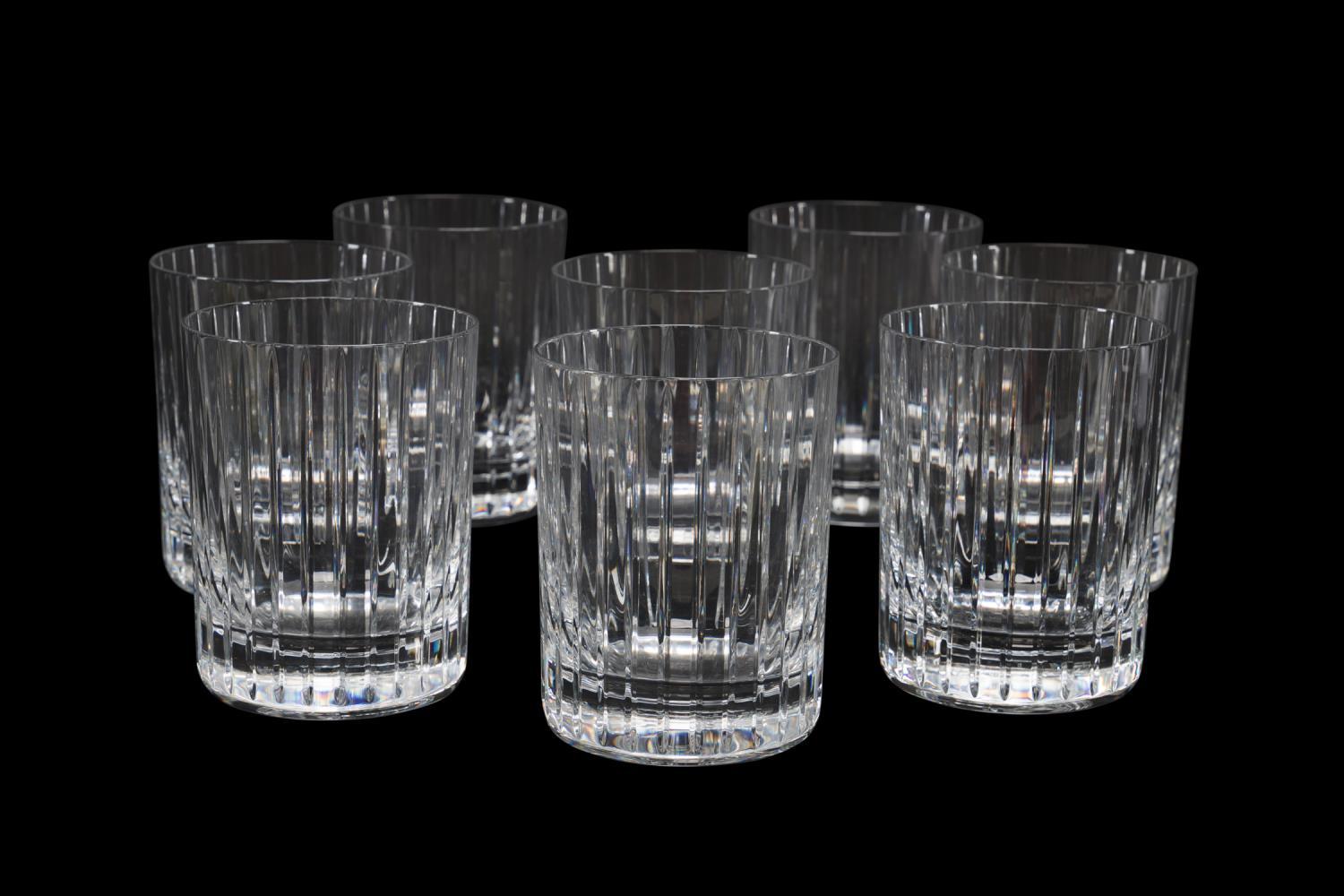 Appraisal: SET OF BACCARAT HARMONY OZ FLAT TUMBLERS Set of Baccarat