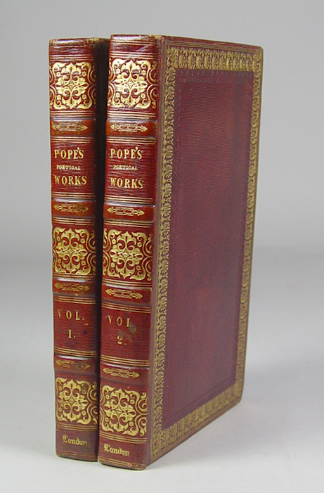 Appraisal: Set of Two Volumes Double Fore Edge Painted Books The