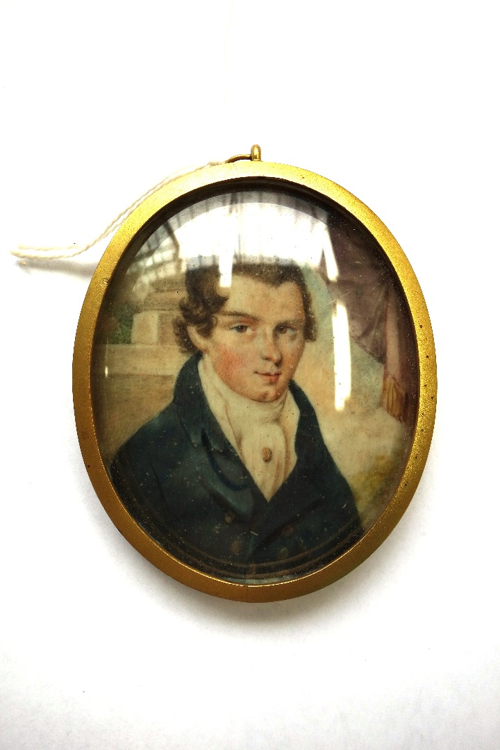 Appraisal: Early th century English School portrait miniature on ivory of