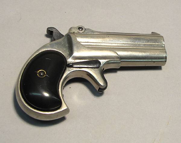 Appraisal: A Remington double derringer Serial batch no caliber Type barrel