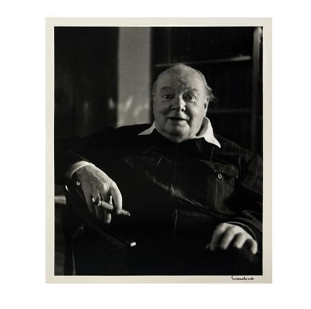 Appraisal: EISENSTAEDT ALFRED - Winston Churchill in Chartwell Estimate -