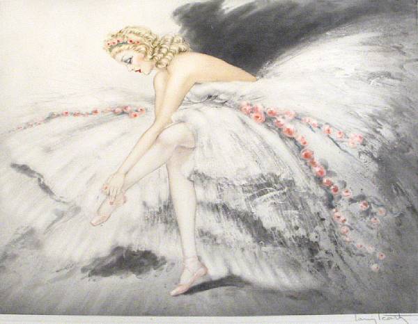 Appraisal: Louis Icart Fair Dancer H C amp I Etching and