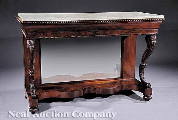 Appraisal: A Fine Louis Philippe Carved Mahogany Server early th c