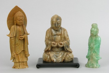 Appraisal: A Lot of Decorative Buddha and Other Figurines Chinese ca