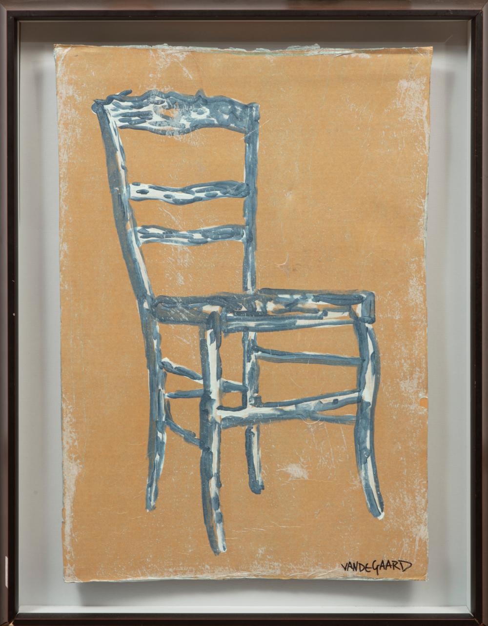 Appraisal: Soren Vandegaard American New Orleans b Marie's Chair acrylic and