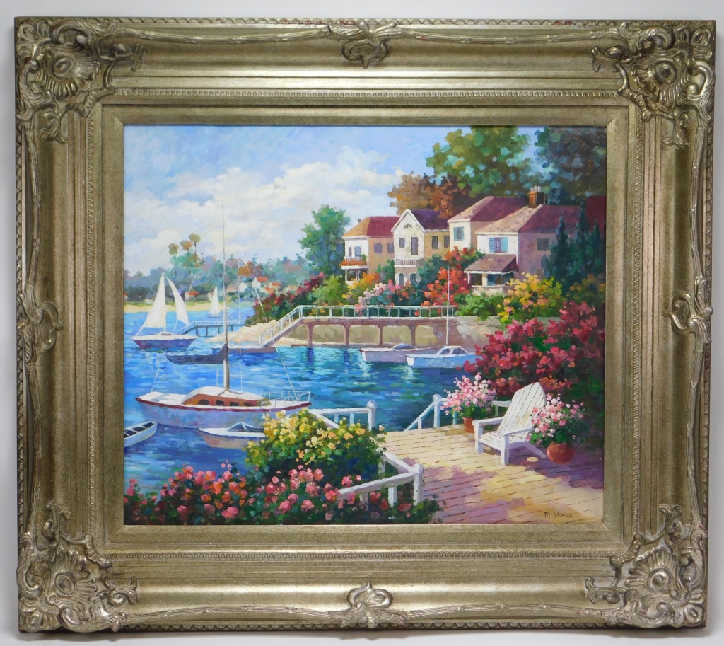 Appraisal: IMPRESSIONIST COASTAL MAINE LANDSCAPE PAINTING United States th CenturyDepicts a