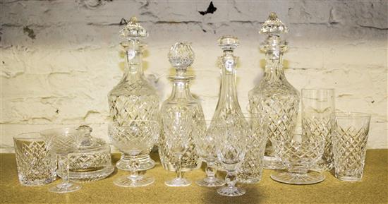 Appraisal: Sale Lot An Extensive Waterford Cut Glass Table Service comprising