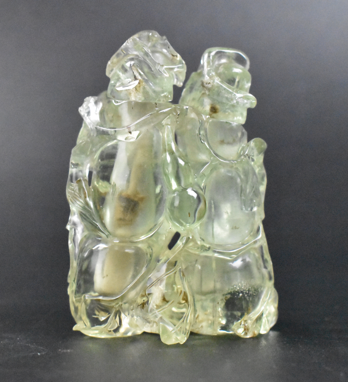 Appraisal: A Chinese tourmaline carved snuff bottle dating from the Qing