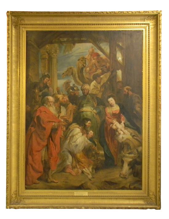 Appraisal: After Peter Paul Rubens Flemish - Adoration of the Magi