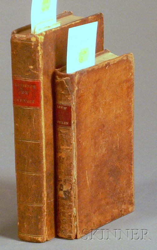 Appraisal: Medicine Early th Century Two titles Cullen William - A