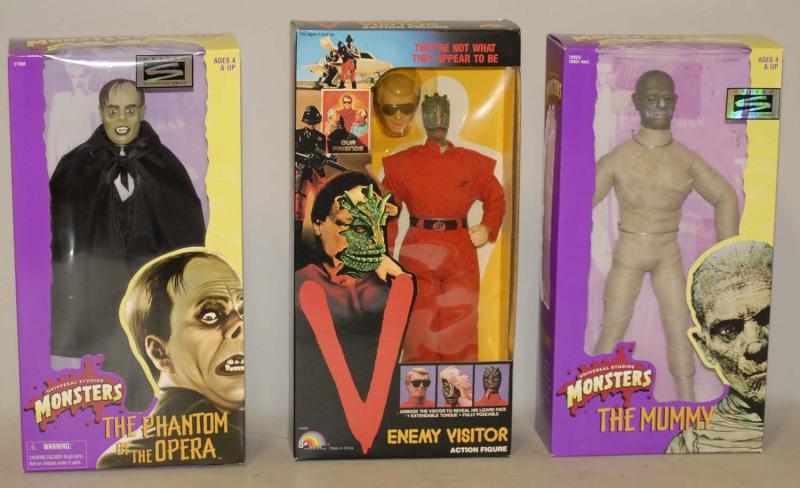 Appraisal: Lot of Monster Figures in Boxes Includes a Kenner Phantom