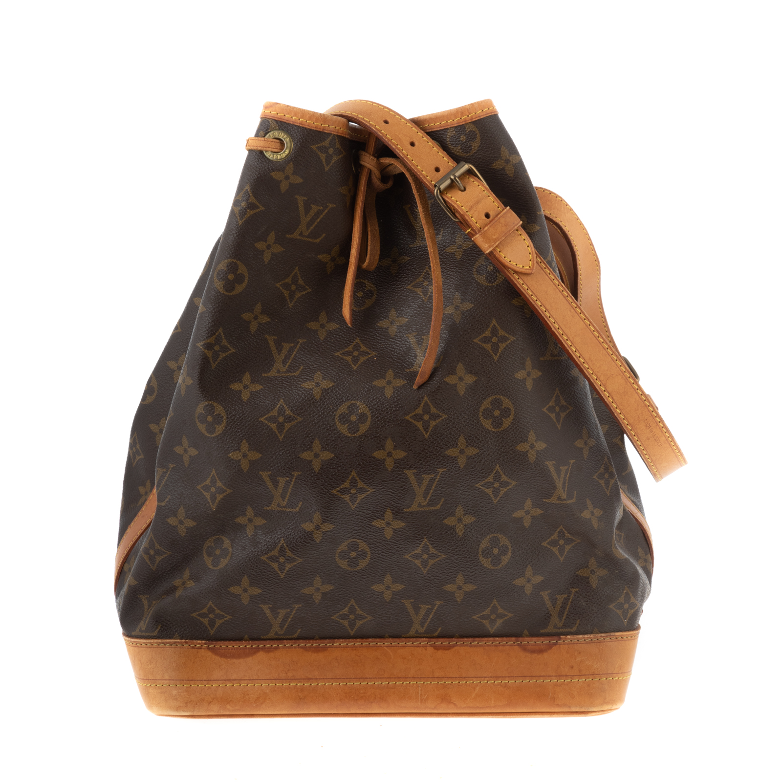 Appraisal: A LOUIS VUITTON MONOGRAM NOE GM A brown and tan