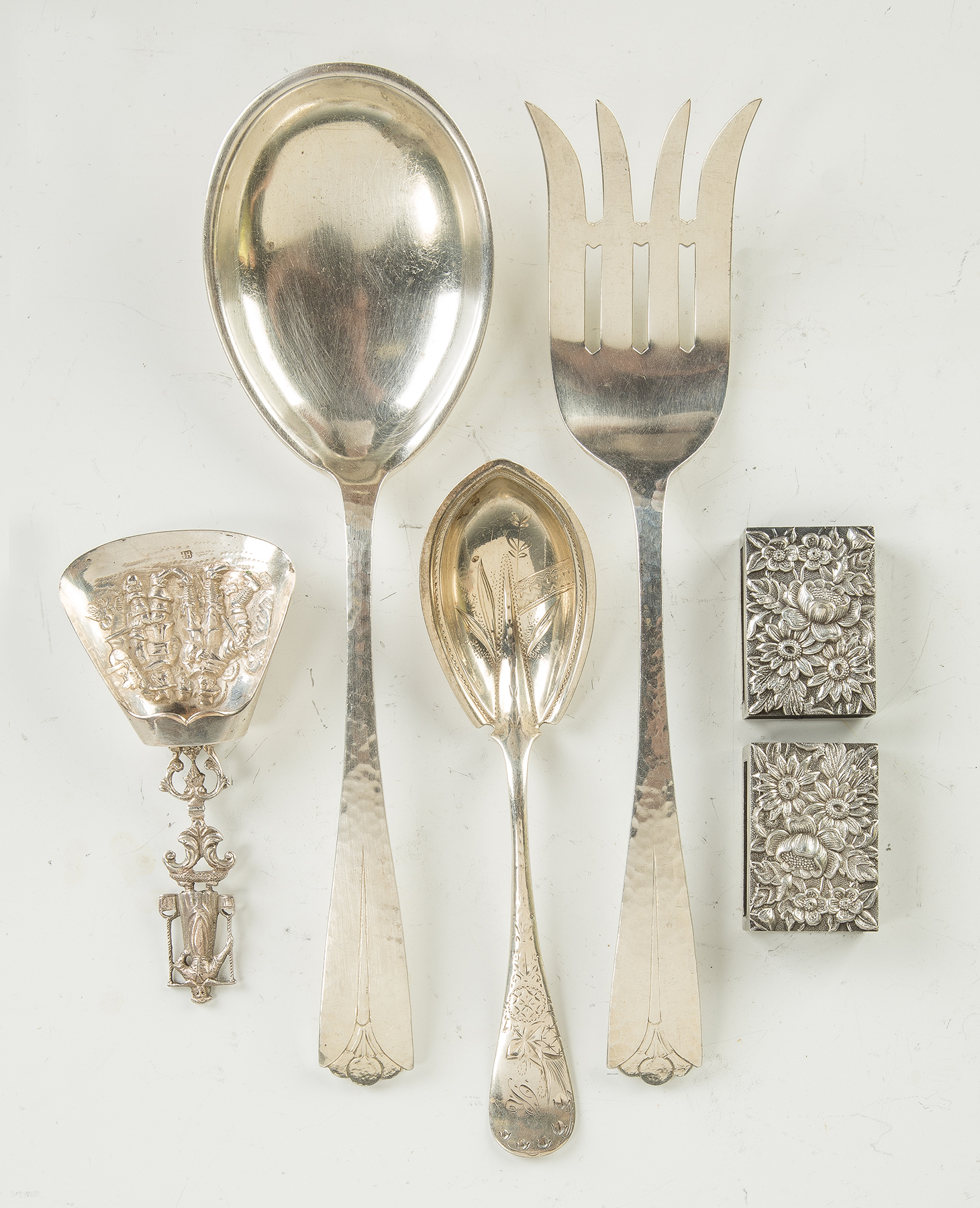 Appraisal: Group of Various Sterling Silver Flatware J S Co hand