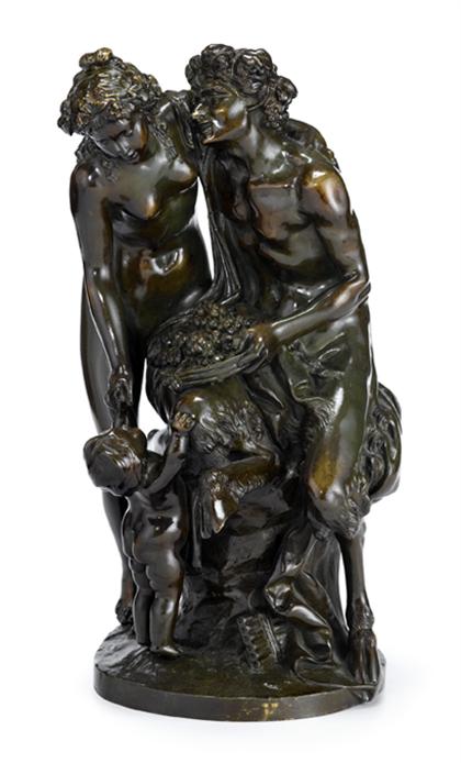 Appraisal: After Claude Michel Clodion French - bacchic family Bronze dark