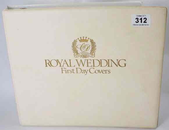 Appraisal: A Stamp collection including Charles and Diana Wedding First Day