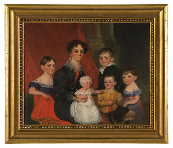 Appraisal: Circle of Alfred-Edward Chalon - Mrs Robert Ibbetson and family