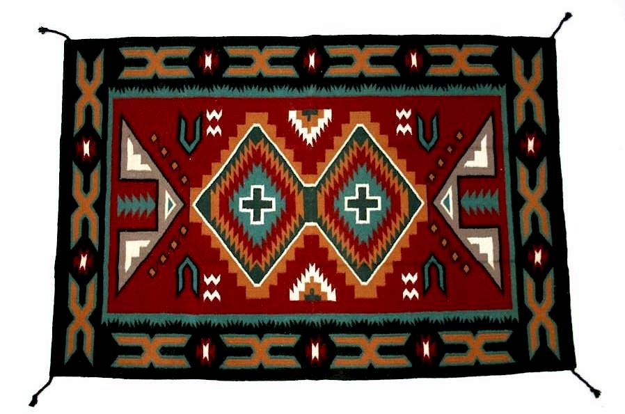 Appraisal: Navajo Klagetoh Pattern Style Large Wool Rug The lot features