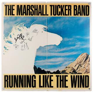 Appraisal: Marshall Tucker Band Running Like the Wind Record Promo Poster