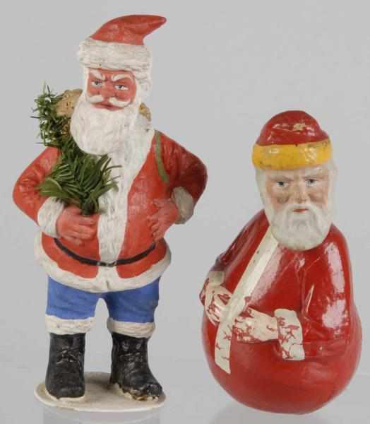 Appraisal: Lot of Christmas Santas Description Includes one with bobbing head