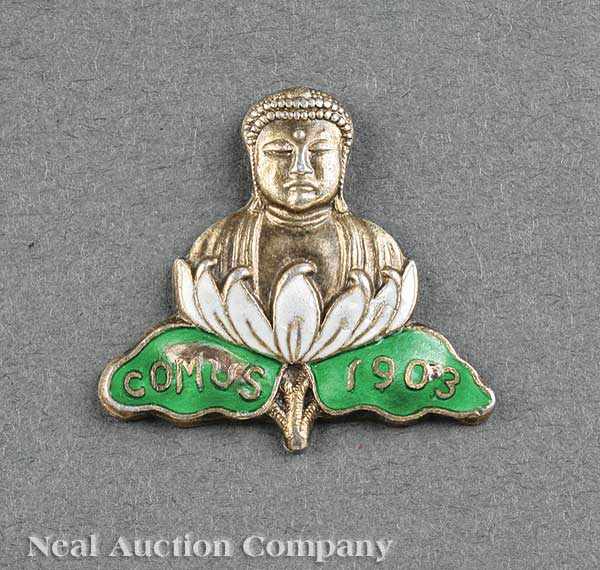 Appraisal: Mardi Gras Mistick Krewe of Comus ball pin favor A