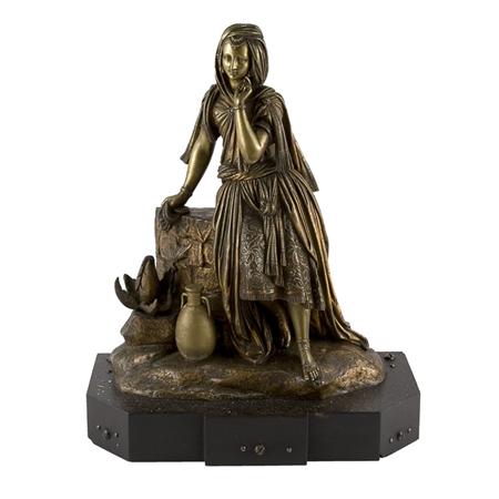 Appraisal: Bronze Figure of a Female Water Carrier Estimate -