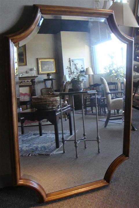 Appraisal: SURREY SQUARE MIRROR WITH GOLD FINISH h w in Provenance