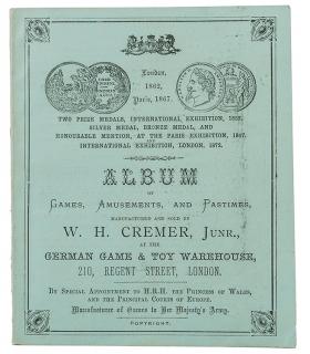 Appraisal: Cremer W H Album of Games Amusements and Pastimes London