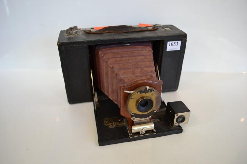 Appraisal: T B I KODAK BROWNIE FOLDING BELLOW CAMERA CIRCA