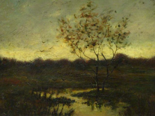 Appraisal: Unsigned th C O C Landscape Style of Corot Not