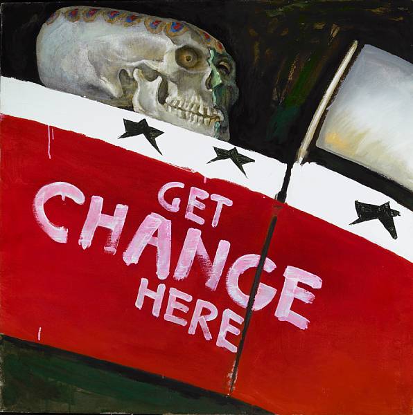 Appraisal: Alek Rapoport Russian born Get Change Here signed with monogram