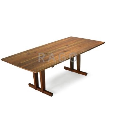 Appraisal: GEORGE NAKASHIMA - NAKASHIMA STUDIOS Minguren IV dining table New