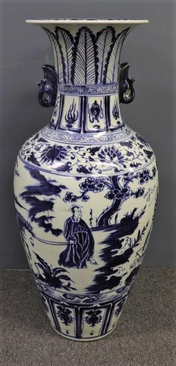 Appraisal: Palace size Chinese blue and white vase th th c