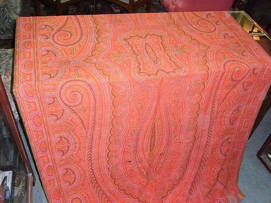 Appraisal: A LARGE KASHMIRI TYPE PAISLEY SHAWL x approx