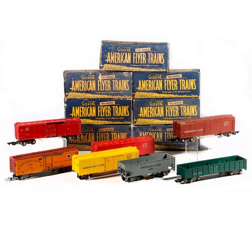 Appraisal: AF S -Pcs Series Freight Car Lot AF S gauge