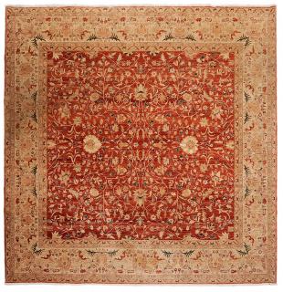 Appraisal: Tabriz Style Carpet mid-late th century of nearly square proportions