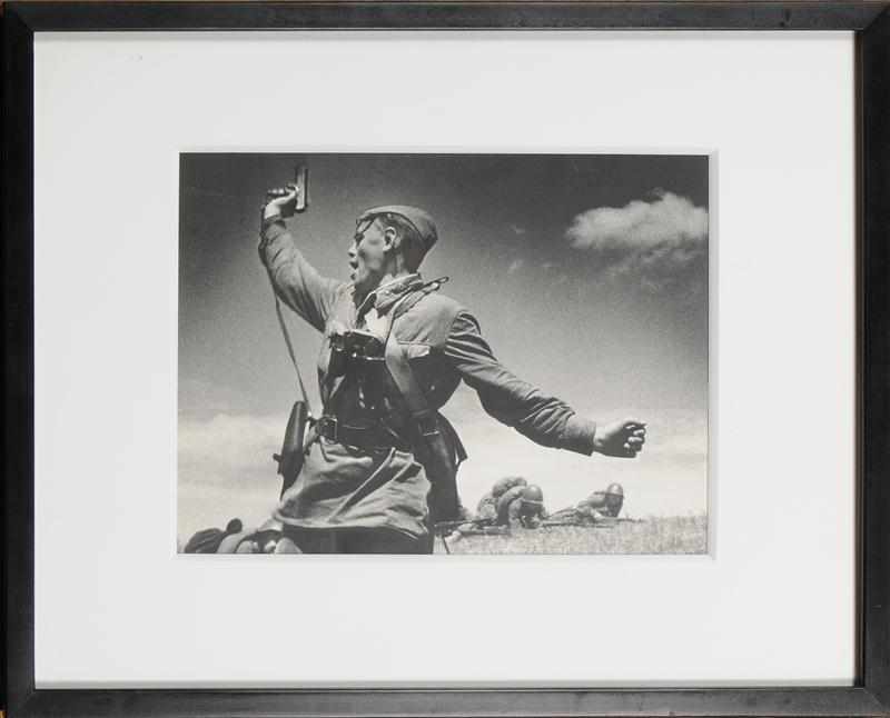 Appraisal: MAX ALPERT - KOMBAT THE REGIMENTAL COMMANDER Gelatin silver print