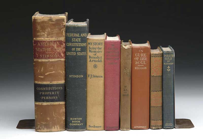 Appraisal: THEODORE ROOSEVELT SIGNED LETTER AND APPROXIMATELY FORTY NOVELS The letter