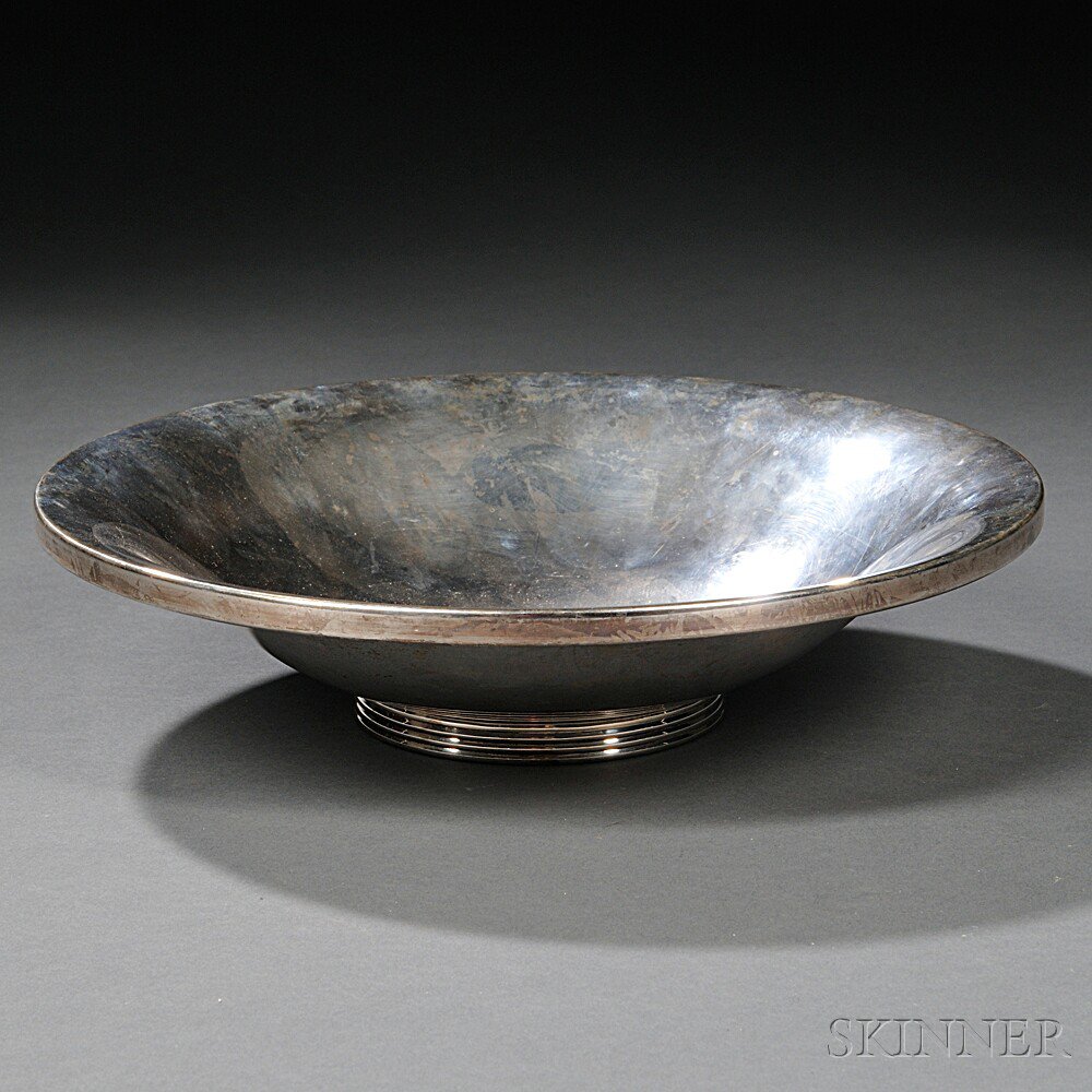 Appraisal: Fisher Sterling Silver Bowl Jersey City New Jersey mid to