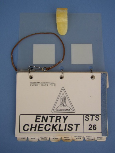 Appraisal: STS Entry Checklist A complete checklist used by the Commander