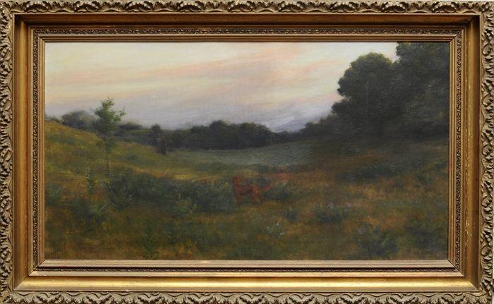 Appraisal: Charles C Curran American - Twilight Oil on canvas signed