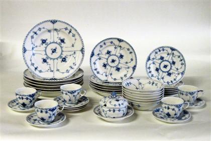 Appraisal: Royal Copenhagen 'Blue Lace' partial porcelain dinner servicemodern