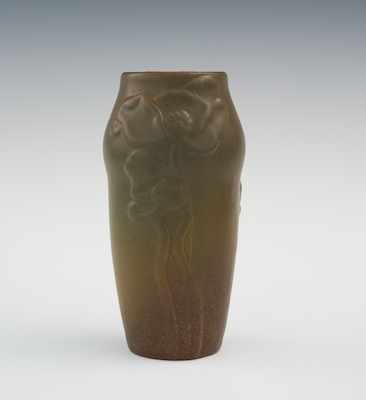 Appraisal: Anna Van Briggle Pottery Vase The mottled matte glazed vase