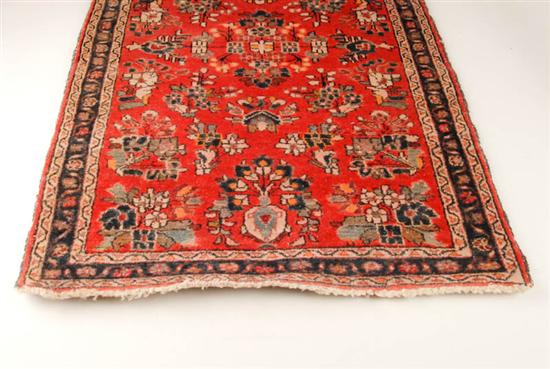 Appraisal: A Semi-antique Lilihan Rug Worn fringe ' x '